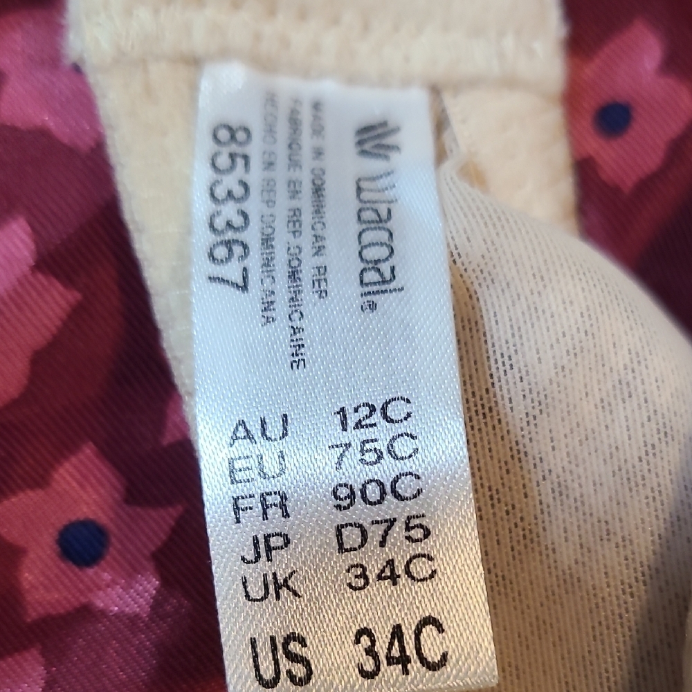 Wacoal Beige Patterned Bra - Picture 8 of 12